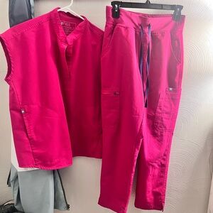 Ultra rose figs scrubs